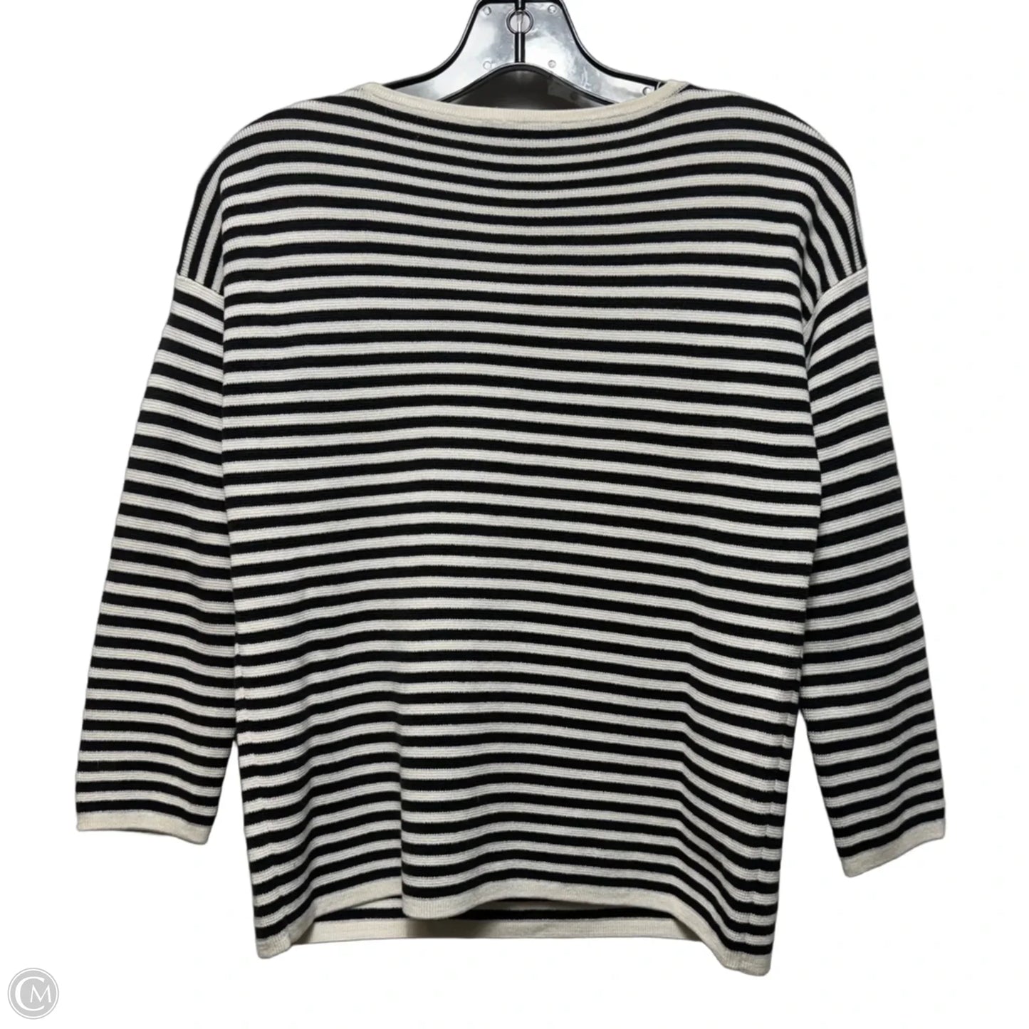 Sweater By Eileen Fisher In Striped Pattern, Size: Sp