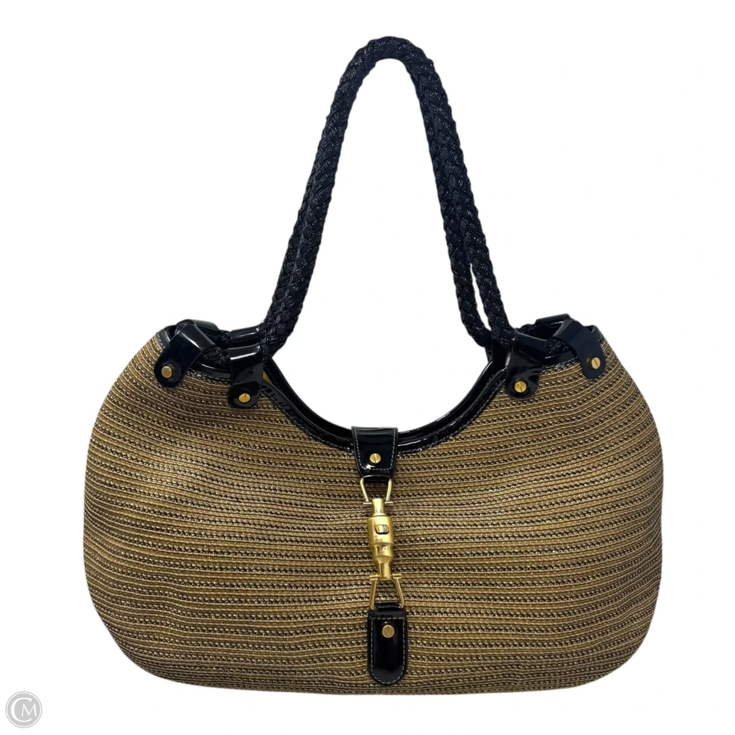 Woven Handbag By Eric Javitz, Size: Medium