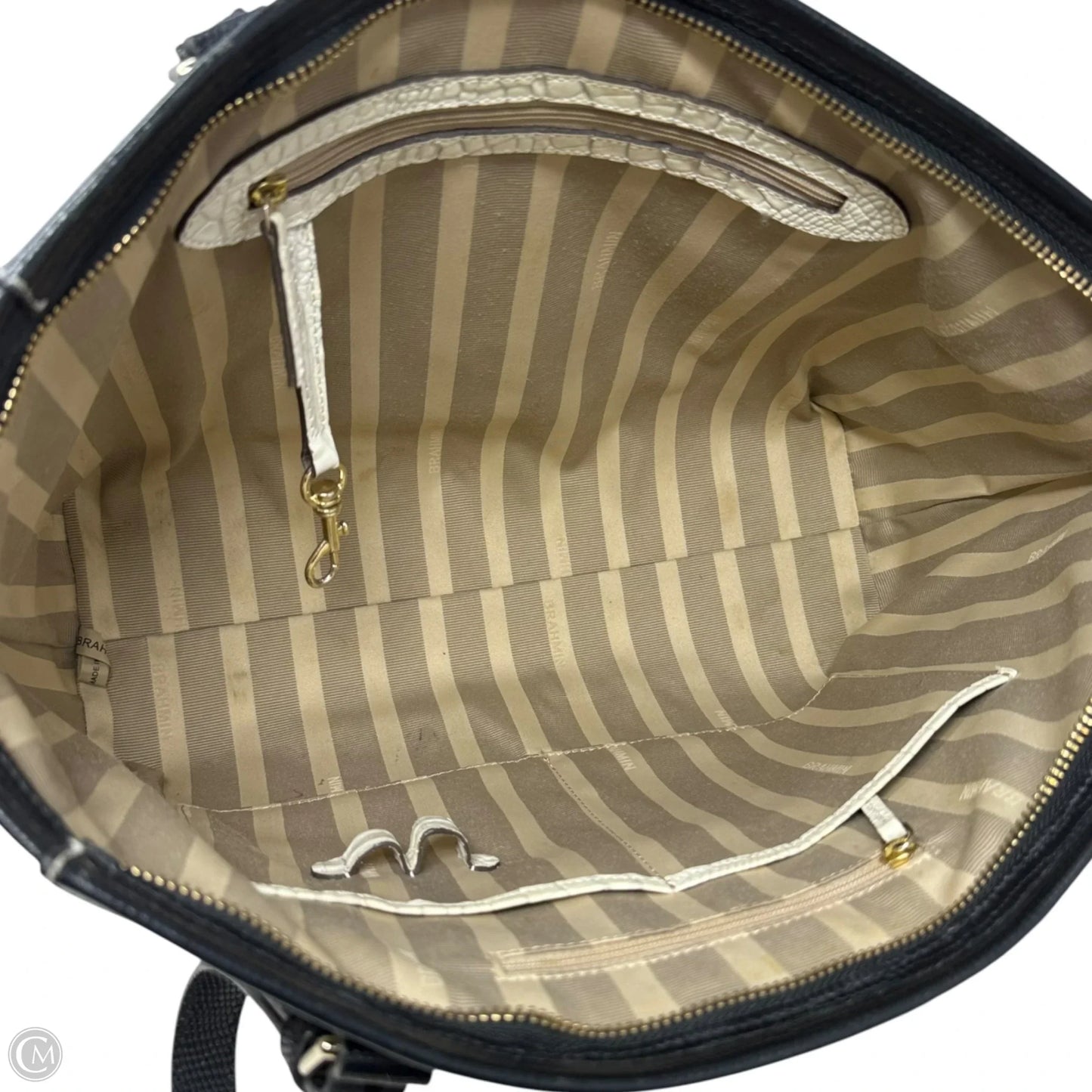 AS IS Asher Tote Handbag Designer By Brahmin, Size: Medium