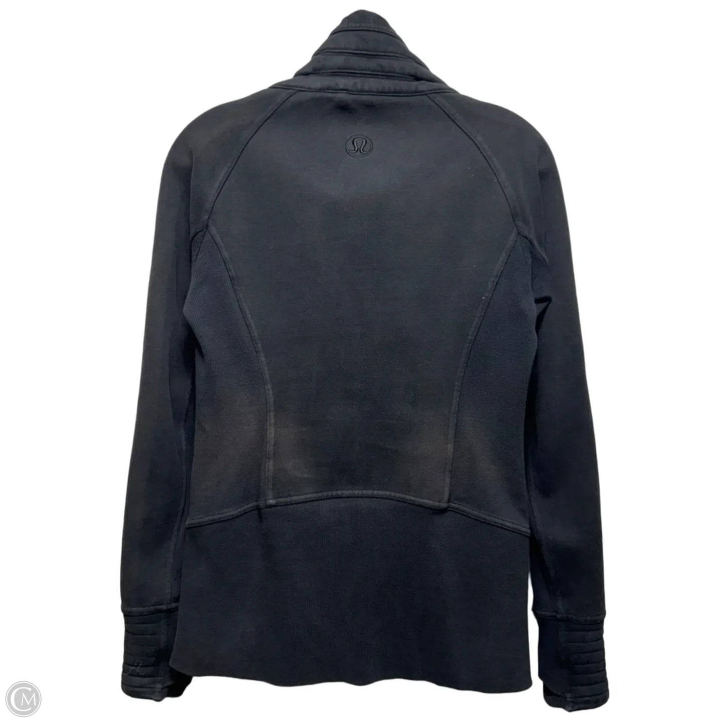 Athletic Jacket By Lululemon In Black, Size: 4