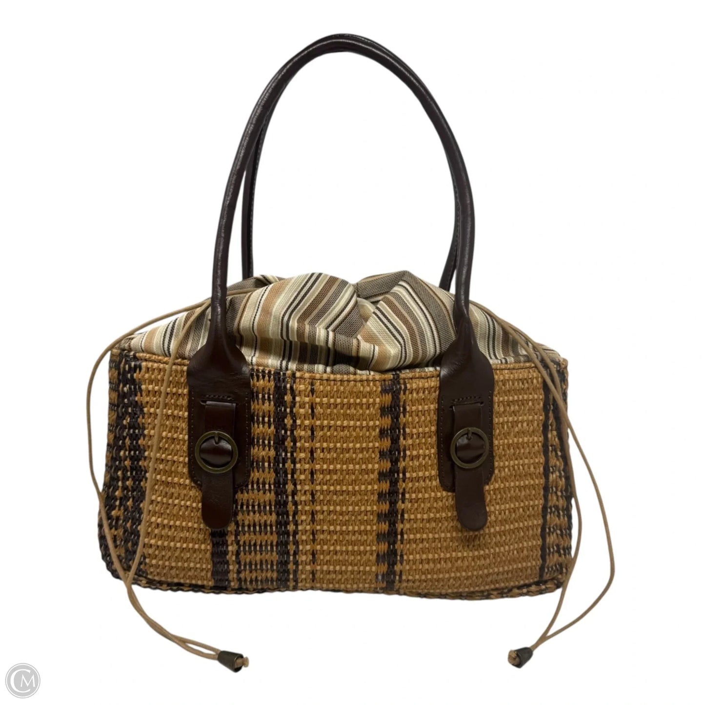 Handwoven Straw Cruise Bag By Roberto Pancani, Size: Medium