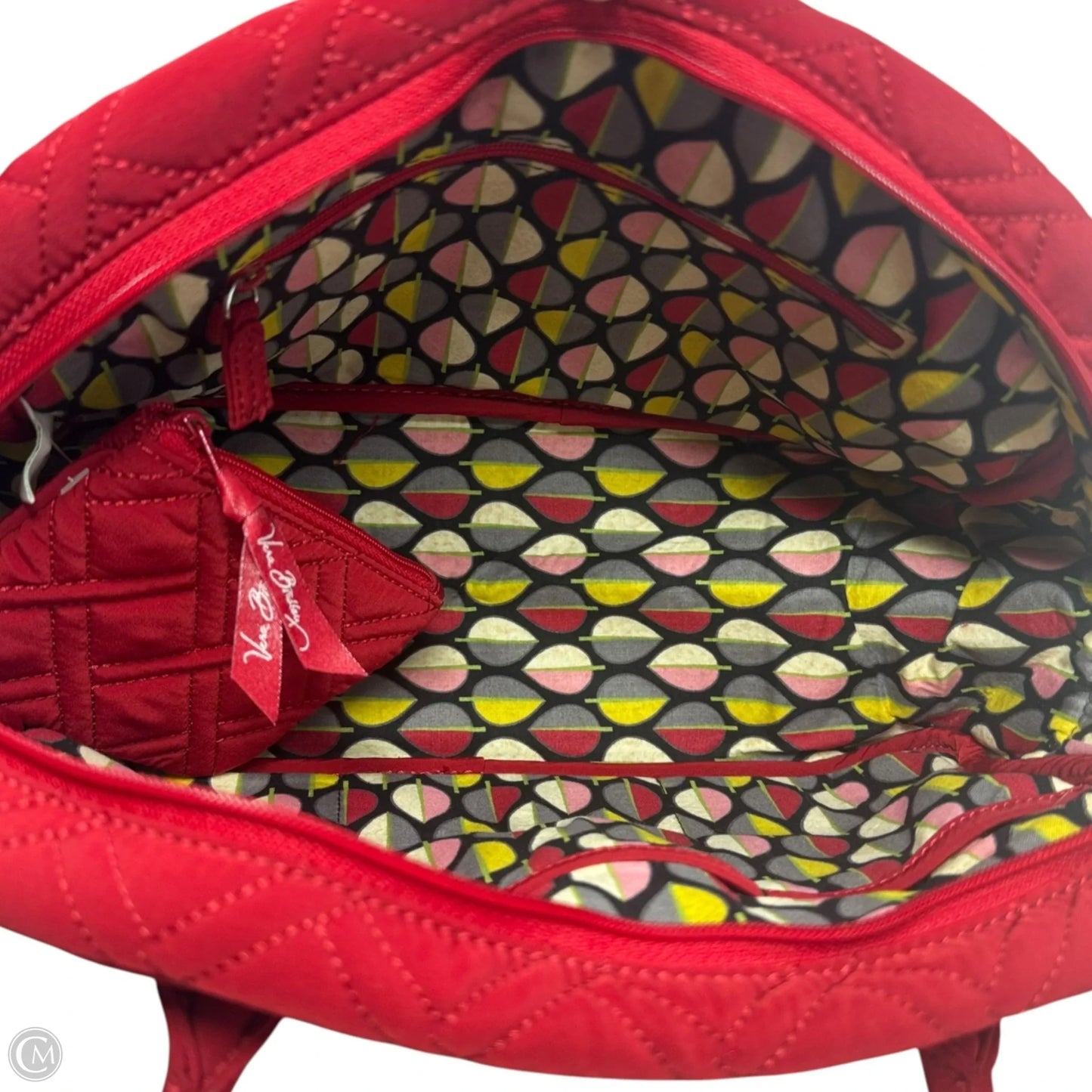 Quilted Bowler Handbag By Vera Bradley, Size: Medium