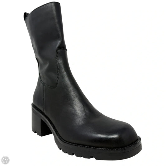 Nala Leather Boots By Steve Madden In Black, Size: 11