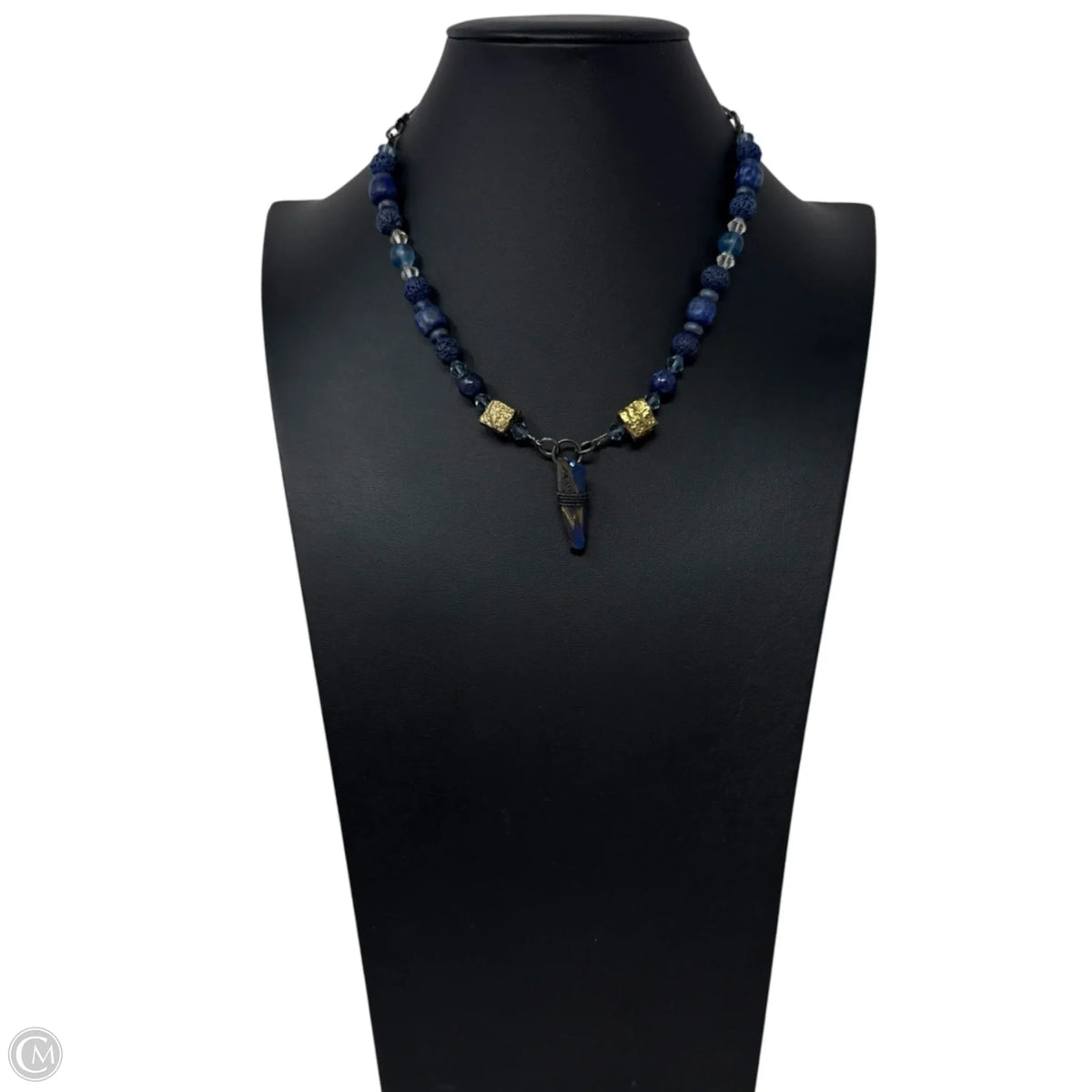 Blue Stone Beaded Necklace