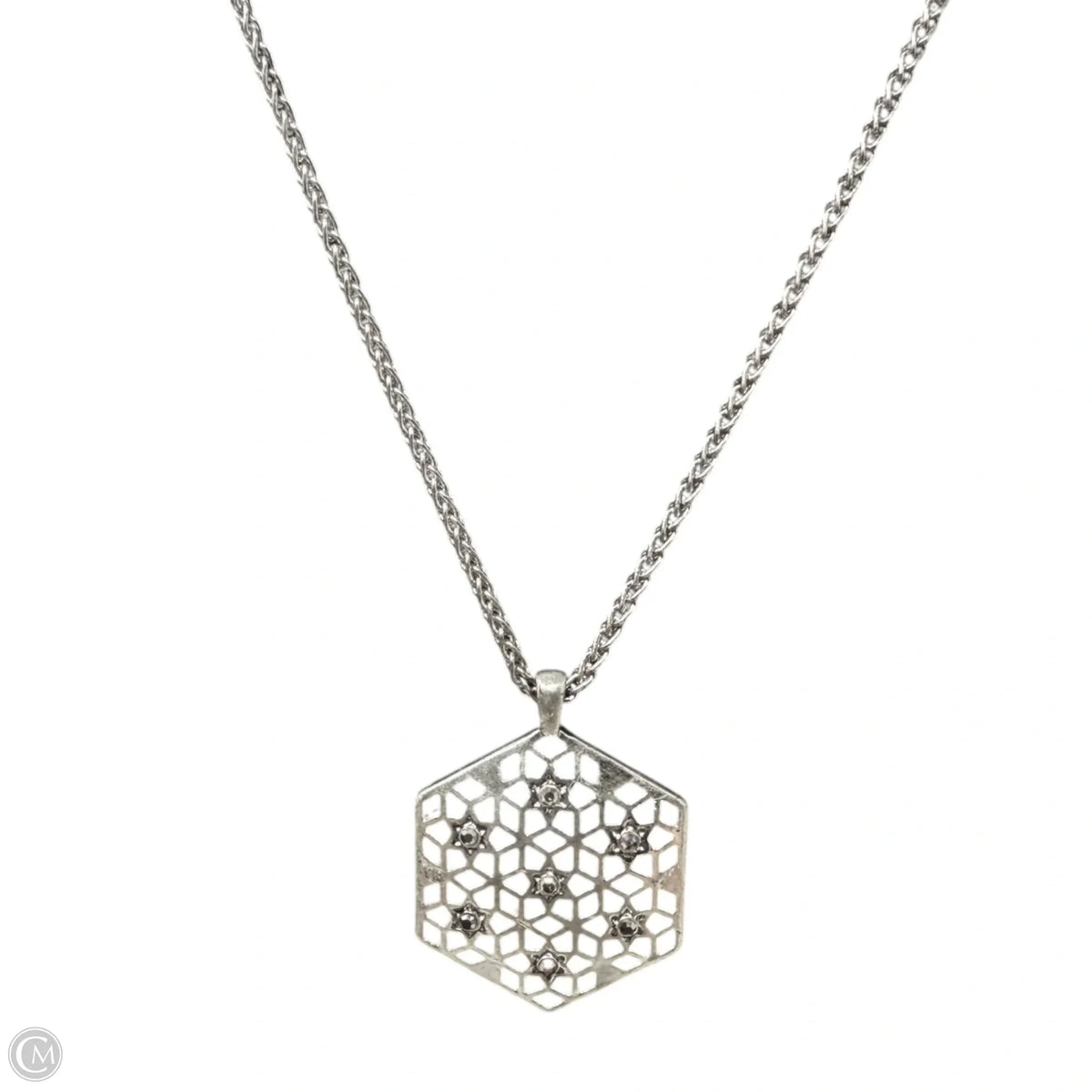 Set Stone Triple Layer Necklace By Lucky Brand