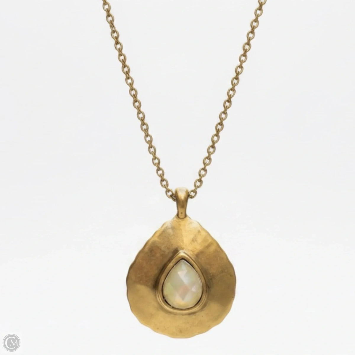 Set Stone Triple Layer Necklace By Lucky Brand