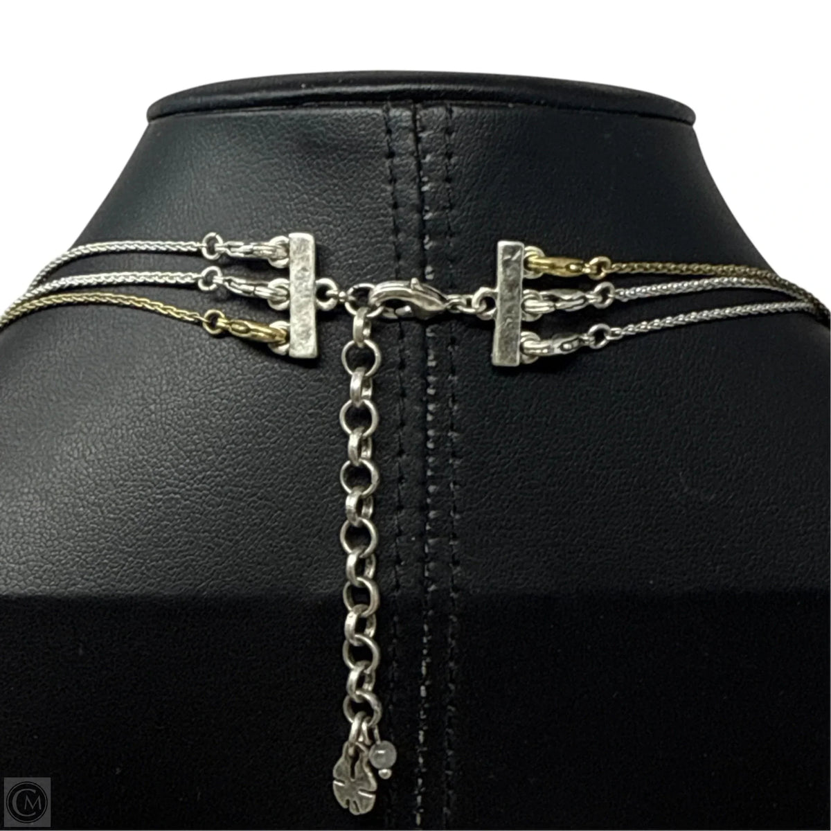 Set Stone Triple Layer Necklace By Lucky Brand