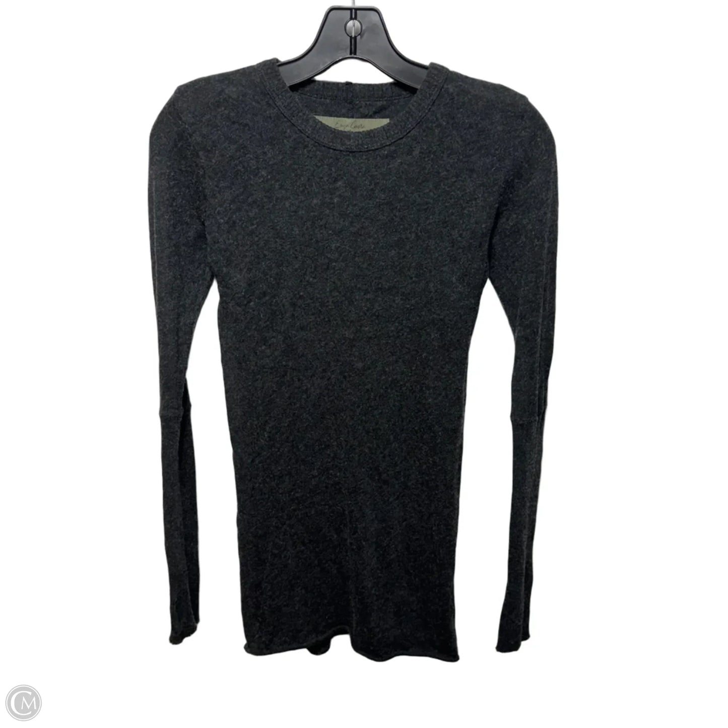 Sweater By Enza Costa In Grey, Size: S
