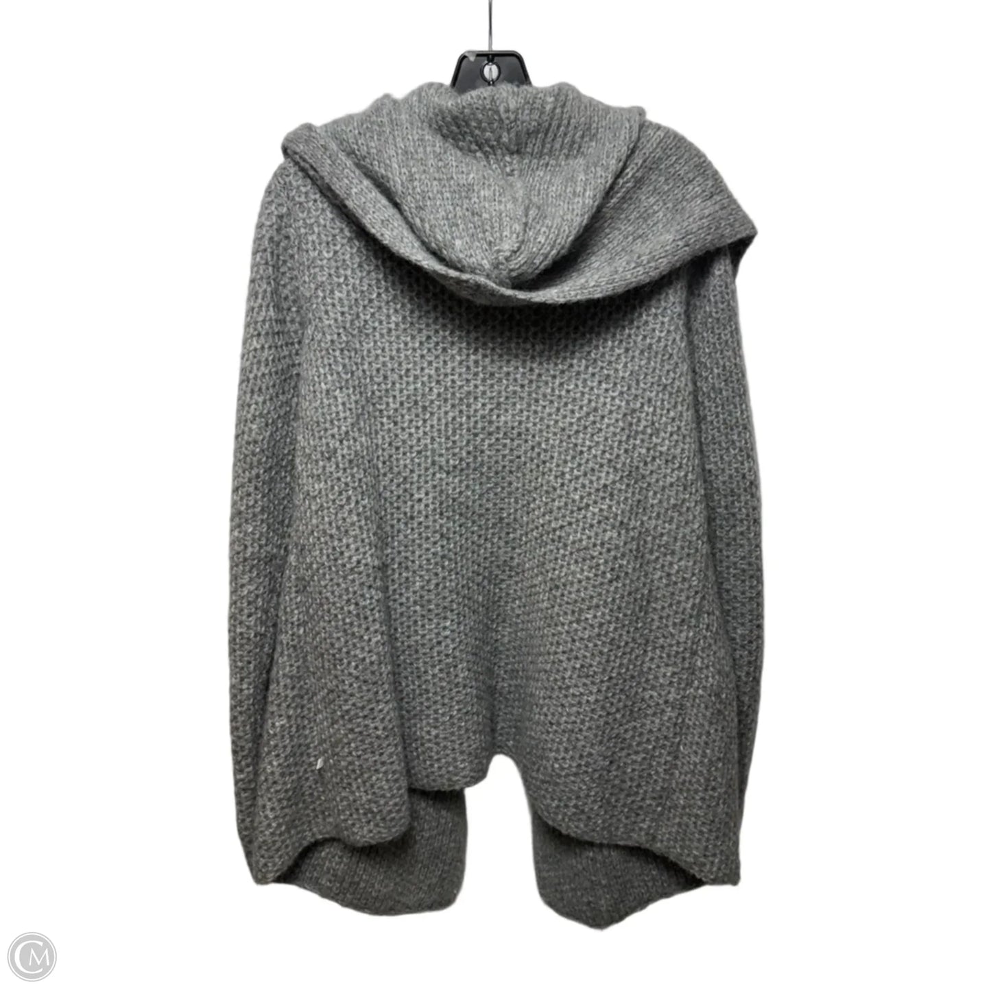 Sweater Cardigan By Salanida In Grey, Size: M/L
