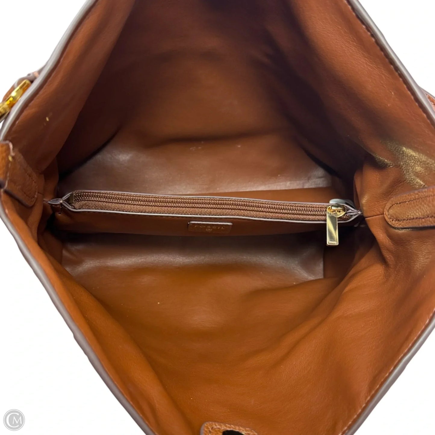 Jessie Patchwork Handbag Leather By Fossil, Size: Medium