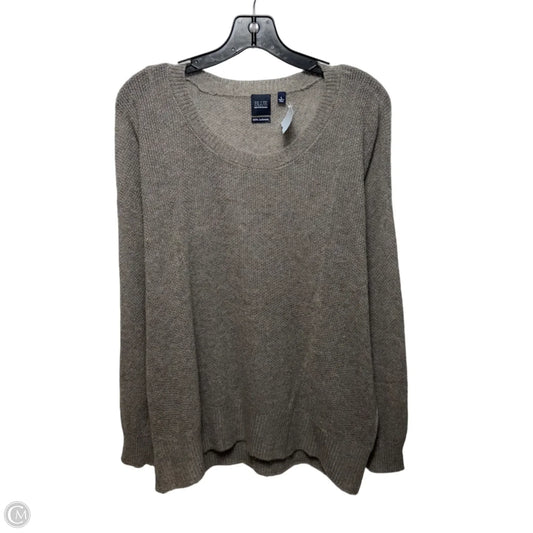 Sweater Cashmere By Blue By Saks Fifth Avenue In Grey, Size: L