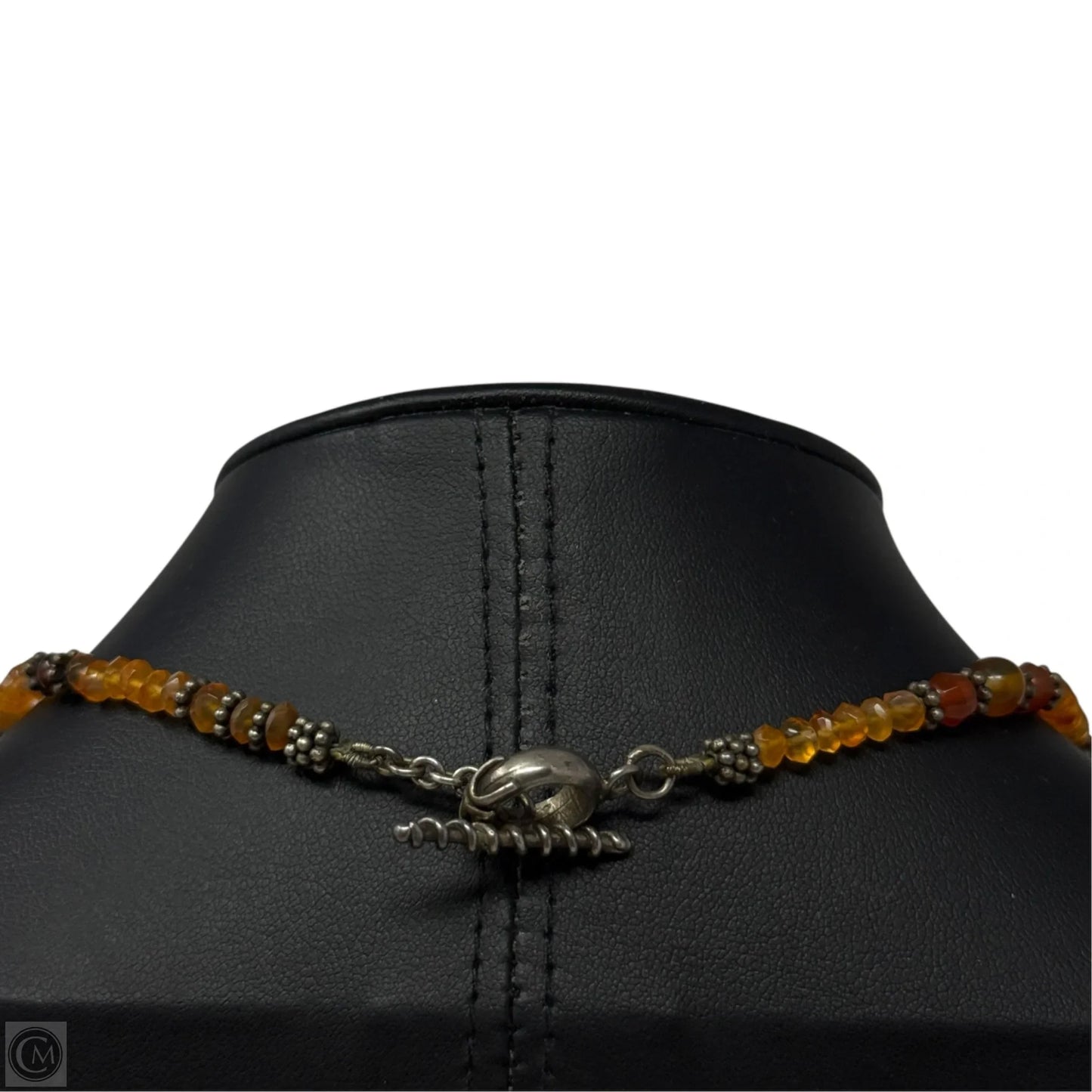 Multi Orange Gemstone Beaded Necklace By DAC Deborah Armstrong