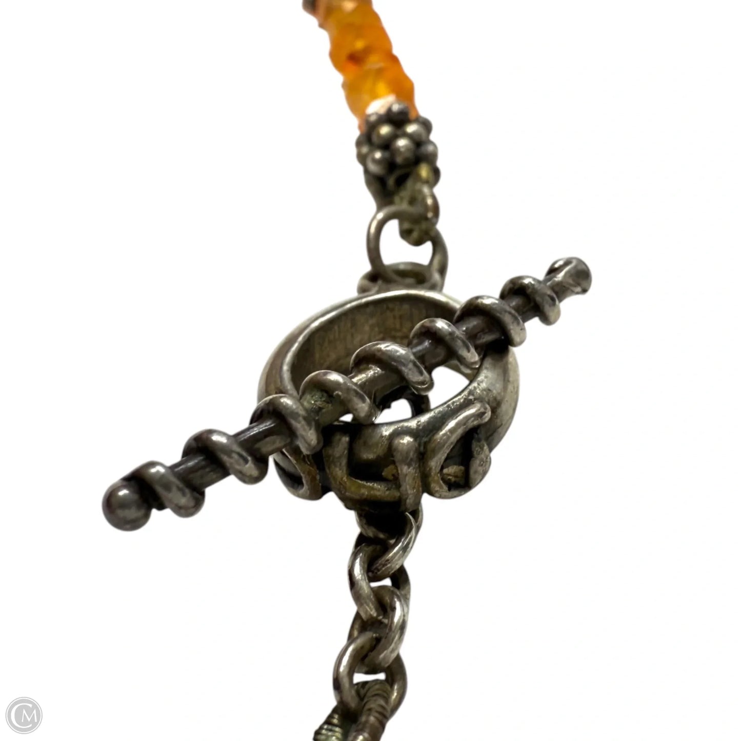 Multi Orange Gemstone Beaded Necklace By DAC Deborah Armstrong