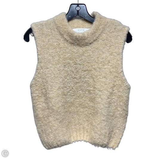 Vest Sweater By Astr The Label In Cream, Size: S