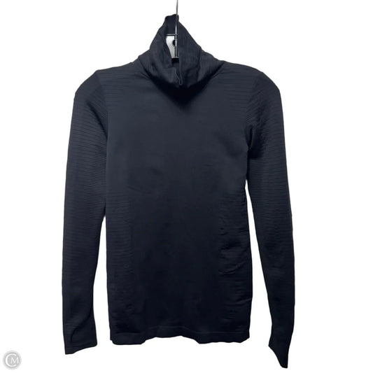 Athletic Top Long Sleeve By Athleta In Black, Size: Xxs