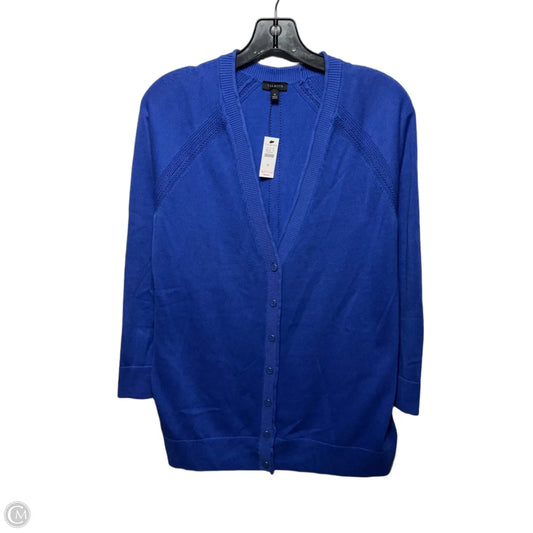 Sweater Cardigan By Talbots In Purple, Size: M