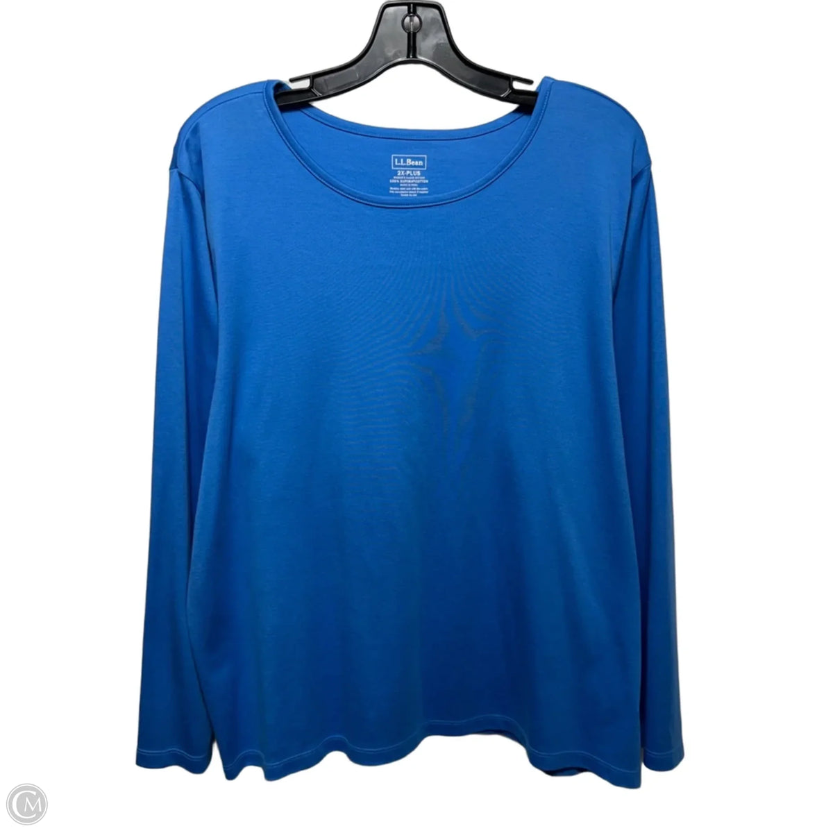 Top Long Sleeve Basic By L.l. Bean In Blue, Size: 2x