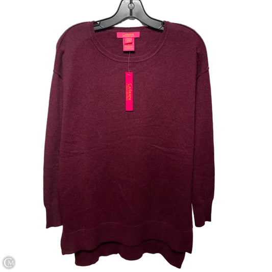 Sweater Cashmere By Catherine Malandrino In Maroon, Size: S