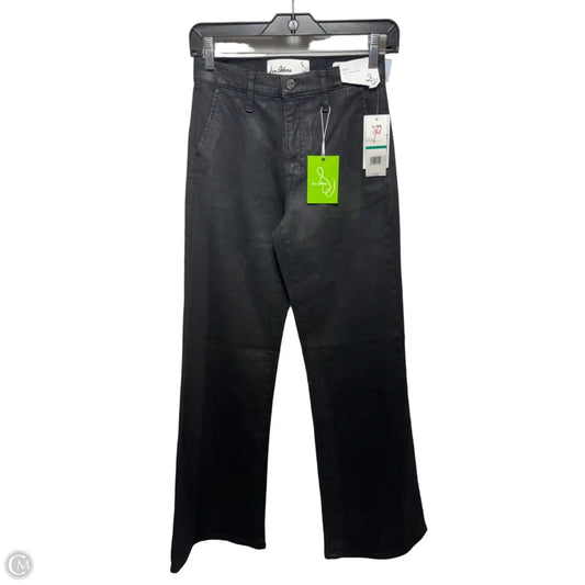 Bay Flare Jeans By Sam Edelman In Black Denim, Size: 24/00