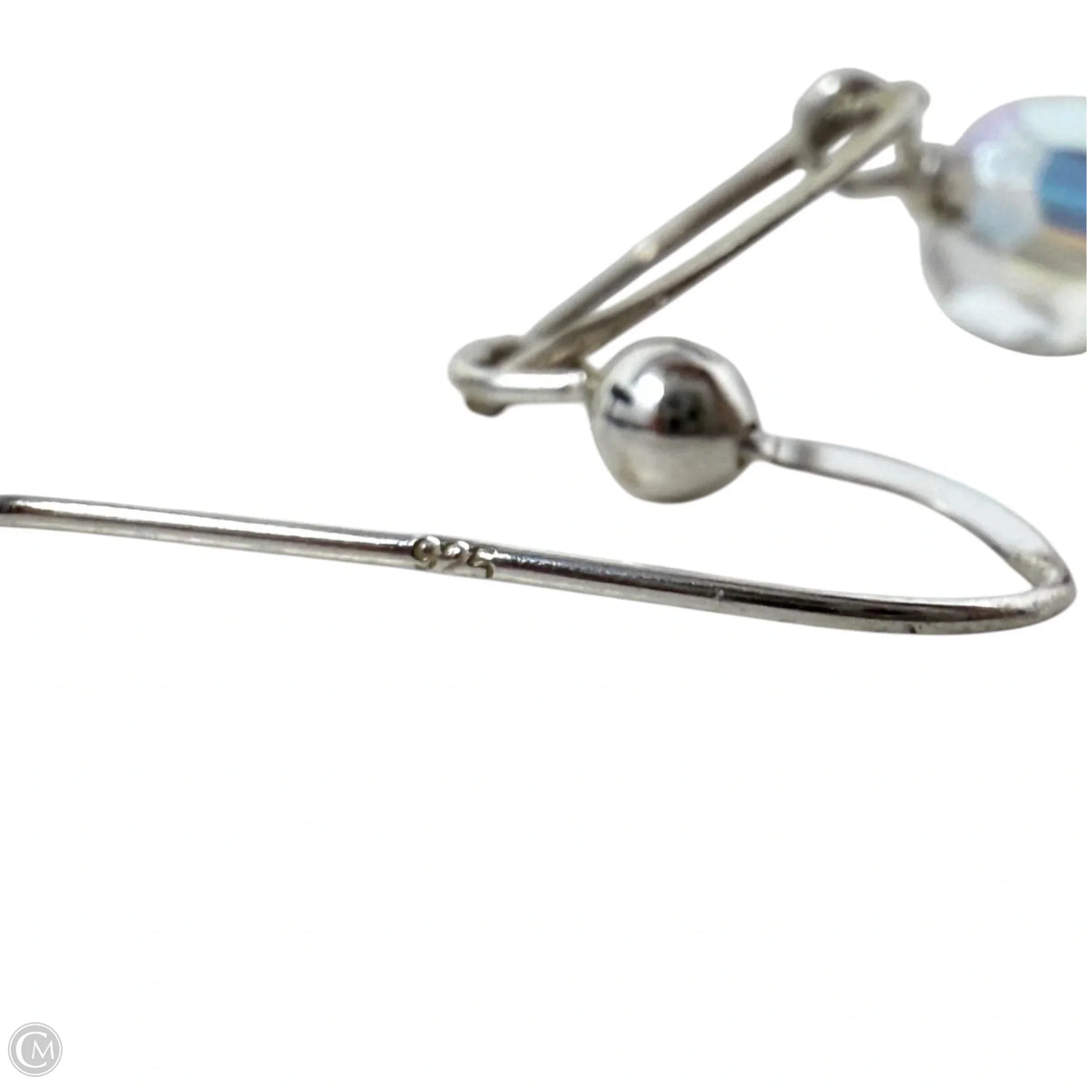 Sterling Silver Hook Beaded Dangle Earrings