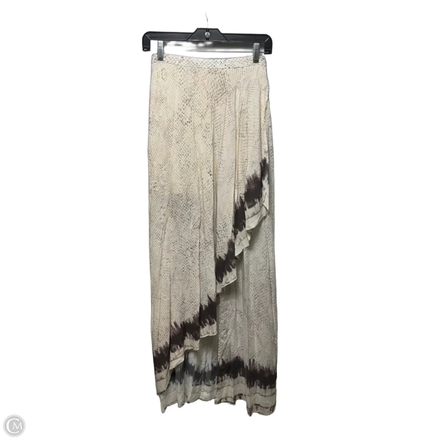Python Skirt Maxi By TJD In Snakeskin Print, Size: Xs