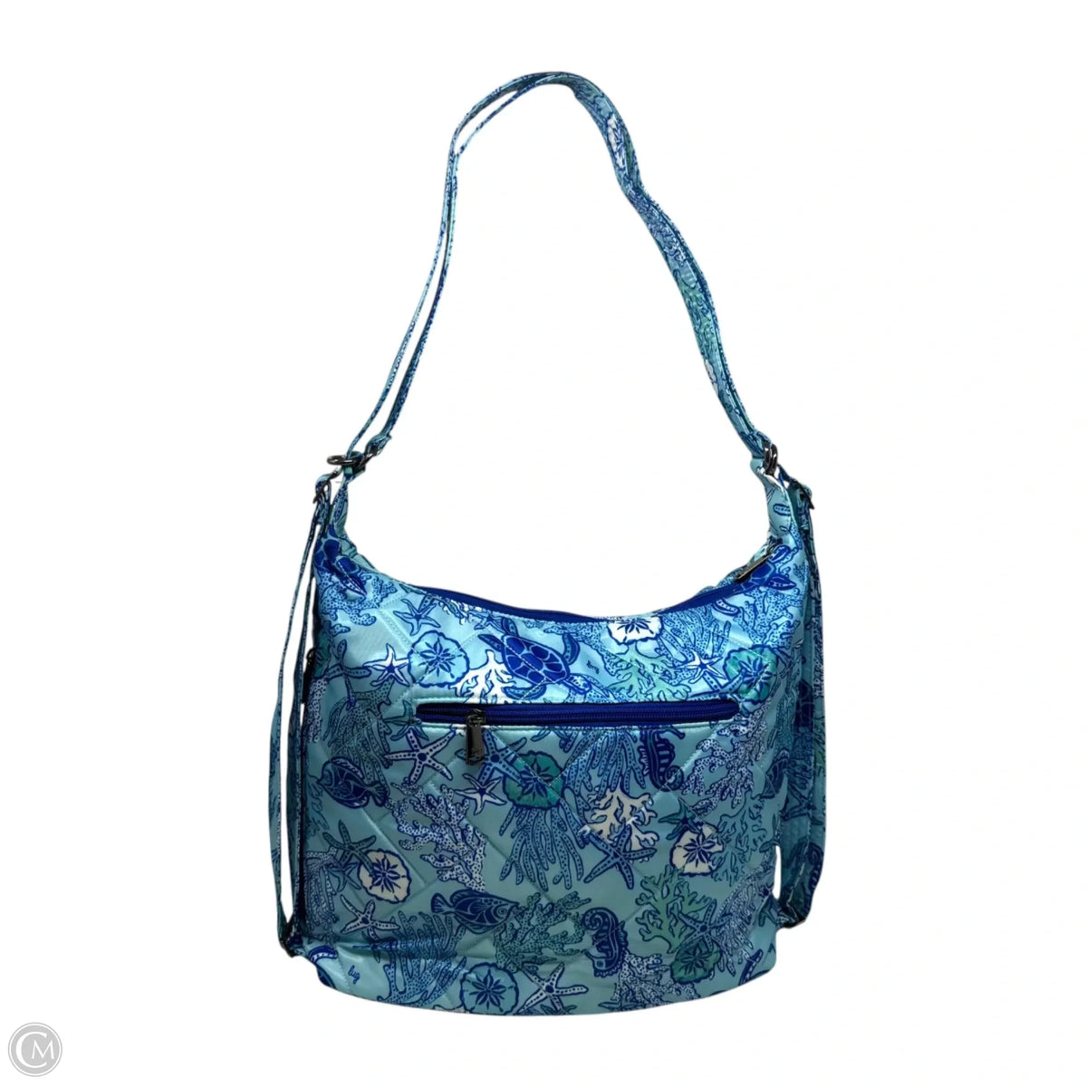 Sea Life Zipliner Handbag By Lug, Size: Medium