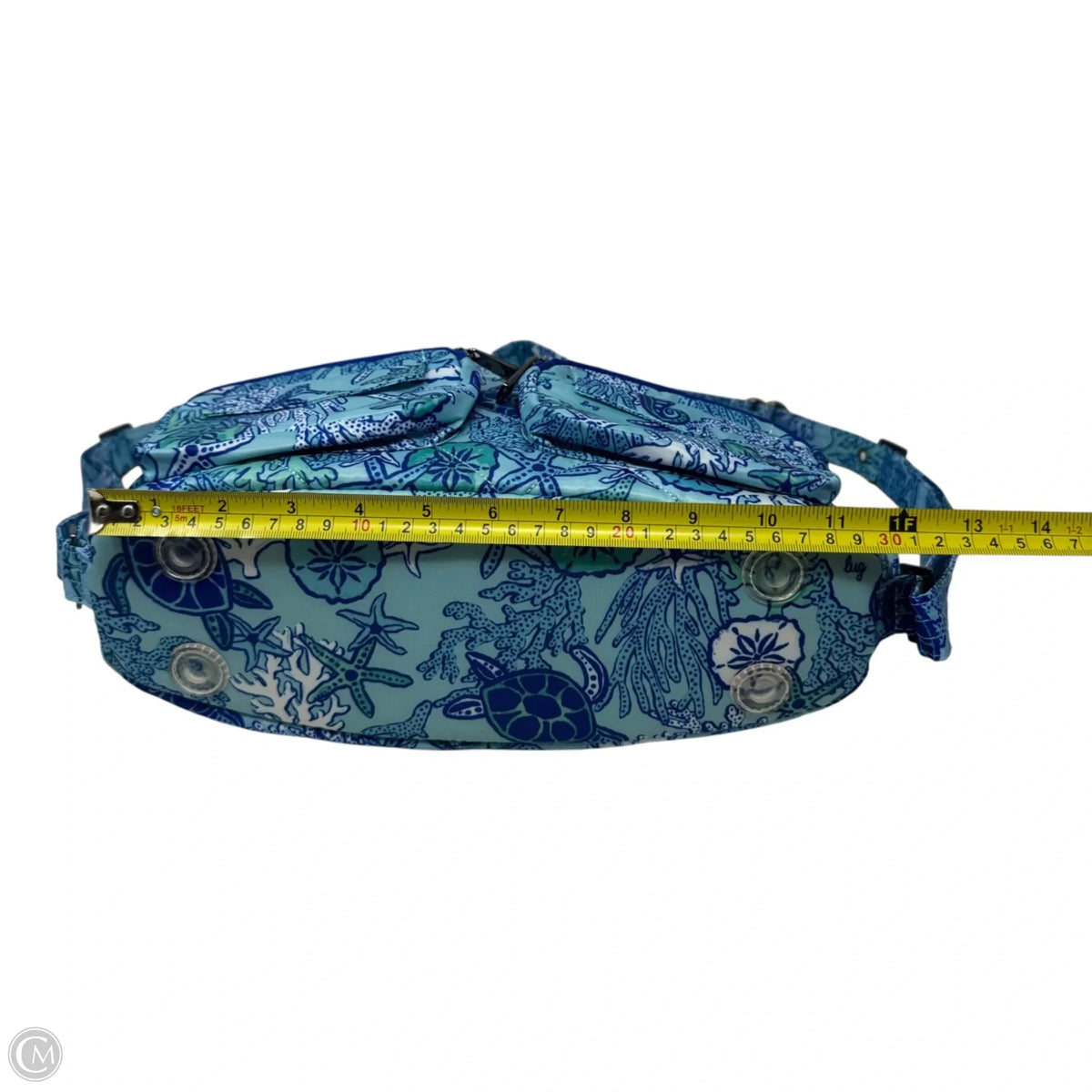 Sea Life Zipliner Handbag By Lug, Size: Medium