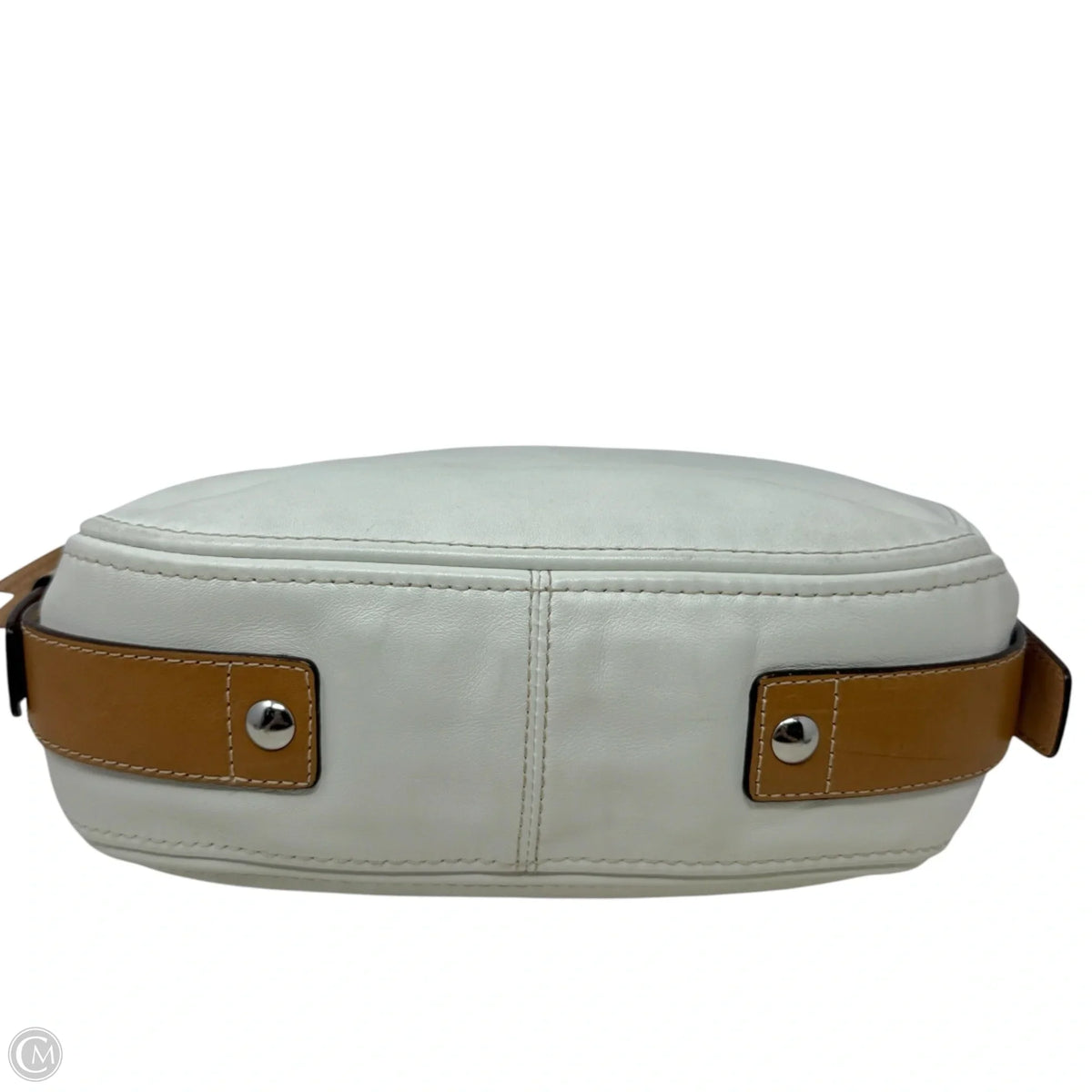 Vintage Zoe Leather Shoulder Bag Designer By Coach, Size: Medium