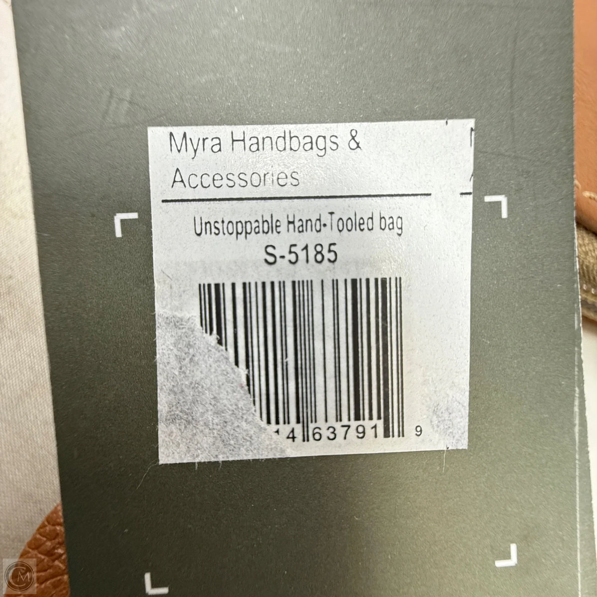 Unstoppable Hand Tooled Bag By Myra, Size: Medium
