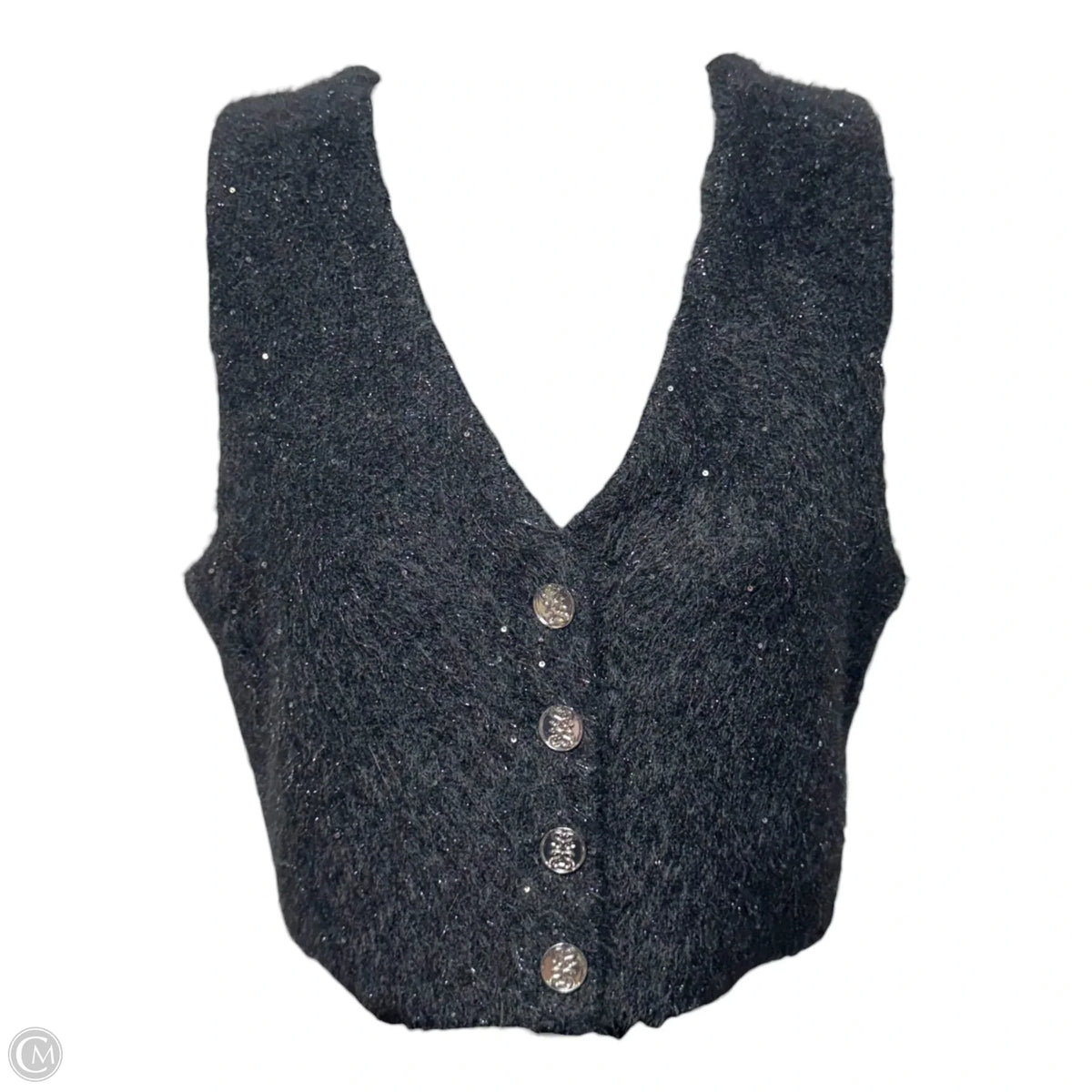 Vest Designer By Sandro In Black, Size: 4 (Sandro 1)