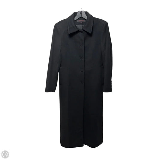 Coat Wool By Anne Klein In Black, Size: 2p