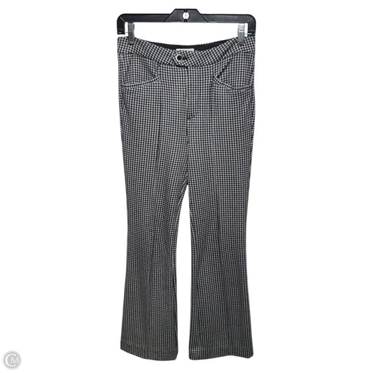 The Essential Trouser Pants By Anthropologie In Black & White, Size: 2