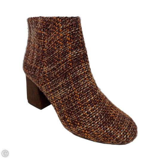 Audition Tweed Block Heel Booties By Seychelles In Multi-colored, Size: 7.5