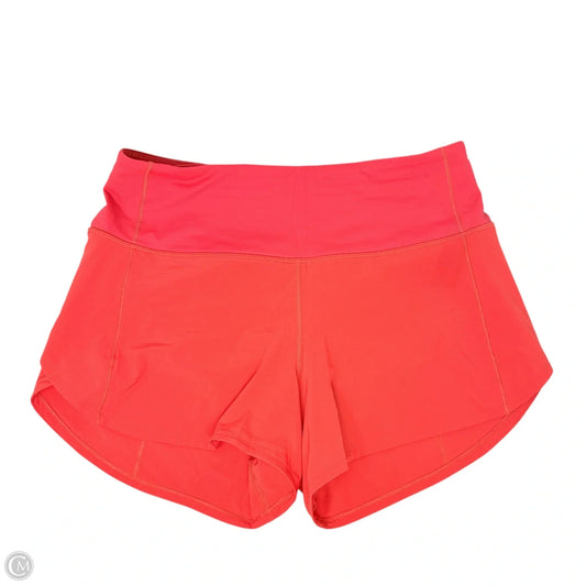 Athletic Shorts By Lululemon In Red, Size: 6