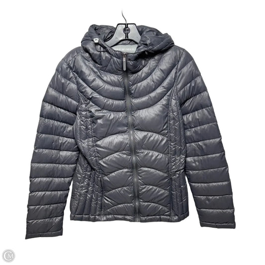 Jacket Puffer & Quilted Duck Down By Andrew Marc In Grey, Size: S