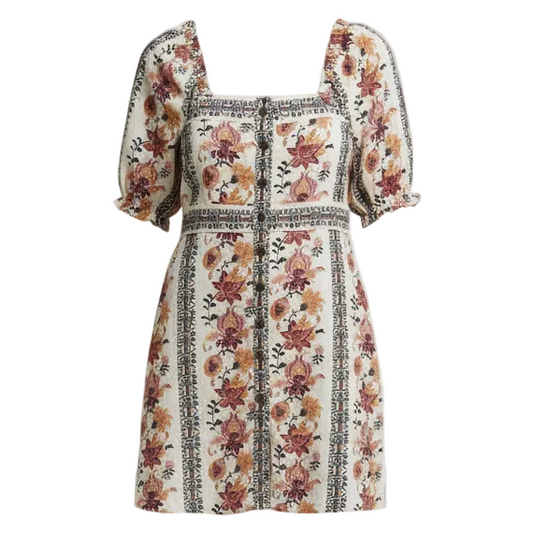 Catrina Denim Dress Designer By Spartina In Thistle Stripe, Size: S