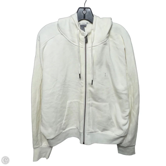 Athletic Sweatshirt Hoodie By Sweaty Betty In Cream, Size: Xl