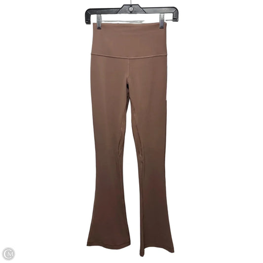 Align HR Mini Flare Athletic Pants By Lululemon In Tan, Size: 4