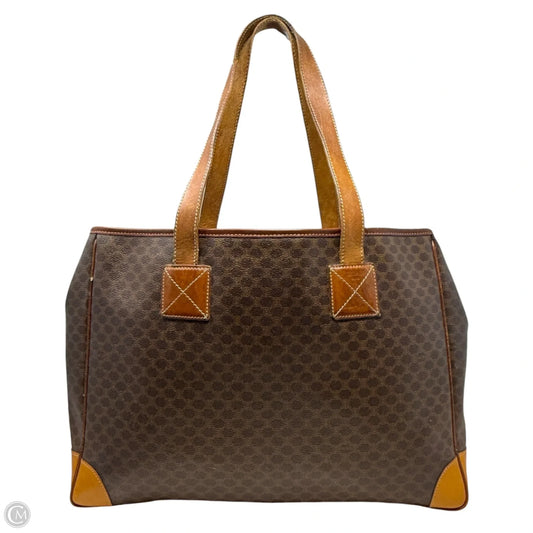 Vintage Macadam Tote Bag Luxury Designer By Celine, Size: Medium