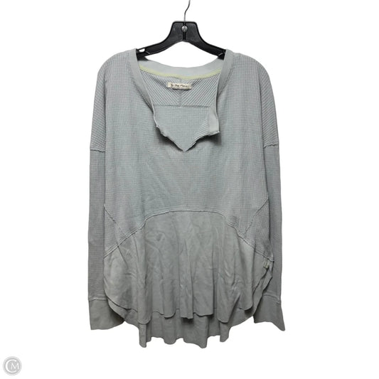 Top Long Sleeve By We The Free In Grey, Size: L