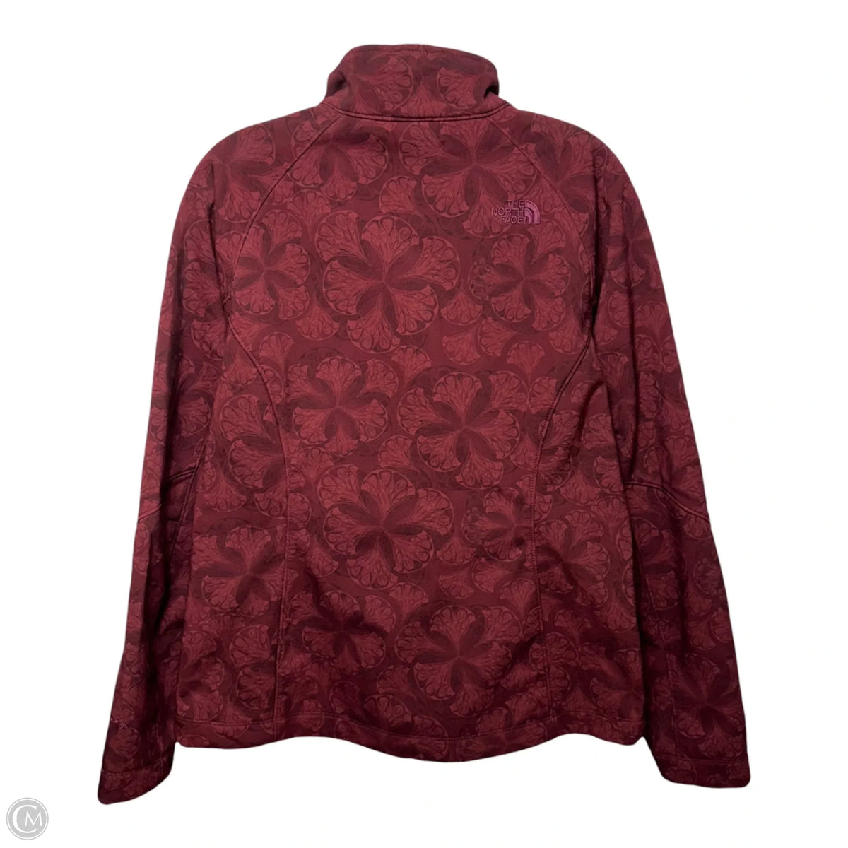 Athletic Jacket By The North Face In Maroon, Size: L