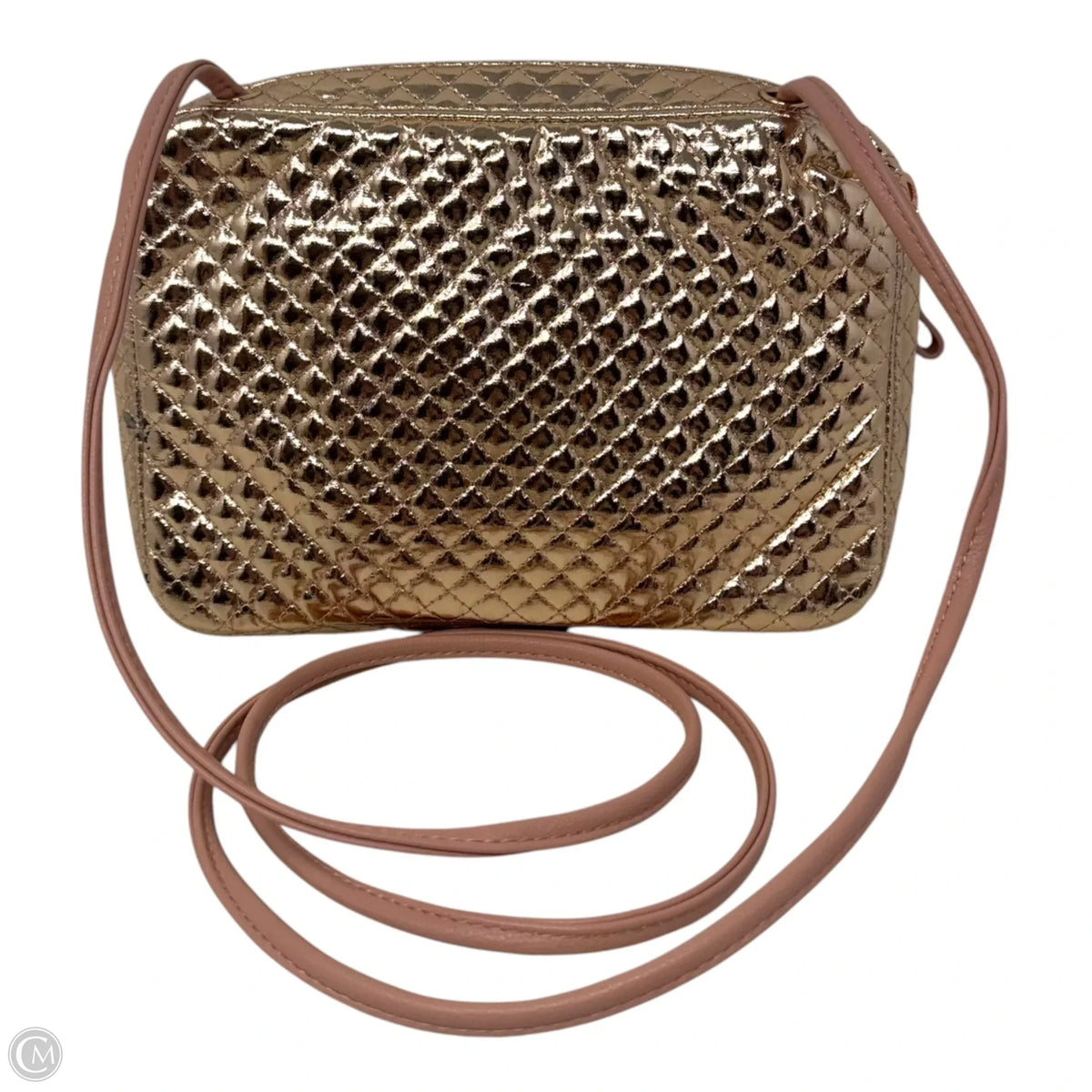 Metallic RFID Crossbody By Vera Bradley, Size: Medium