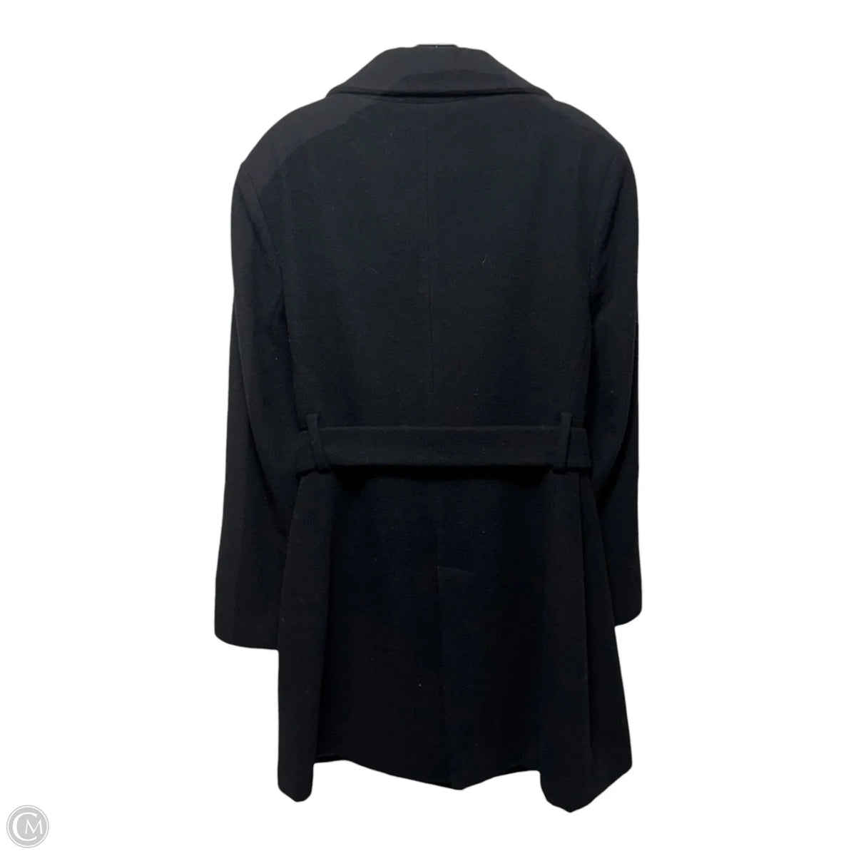 Coat Wool Blend  By Relativity In Black, Size: L