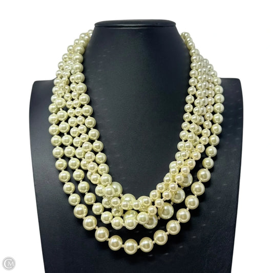 Faux Pearl Layered Statement Necklace By J. Crew