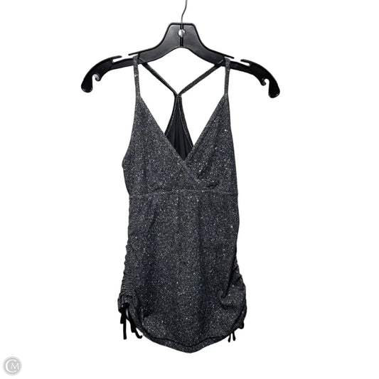 Athletic Tank Top By Lululemon In Black & White, Size: 8