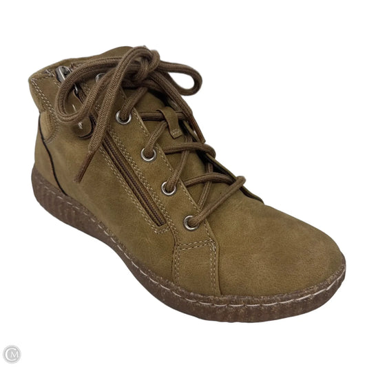 Karli Boots Ankle Flats By Clarks In Brown, Size: 7.5