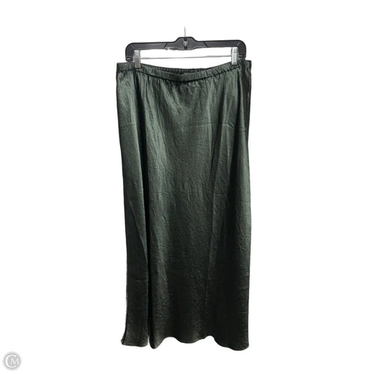 Skirt Maxi By Eileen Fisher In Green, Size: L