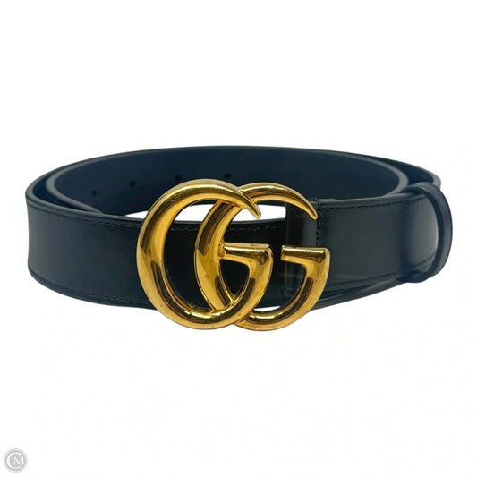 Marmont GG Belt Luxury Designer By Gucci, Size 32/80