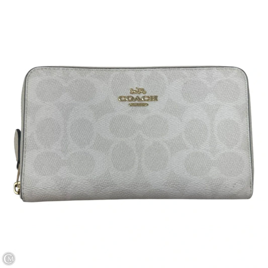Zip Wallet Designer By Coach, Size: Medium