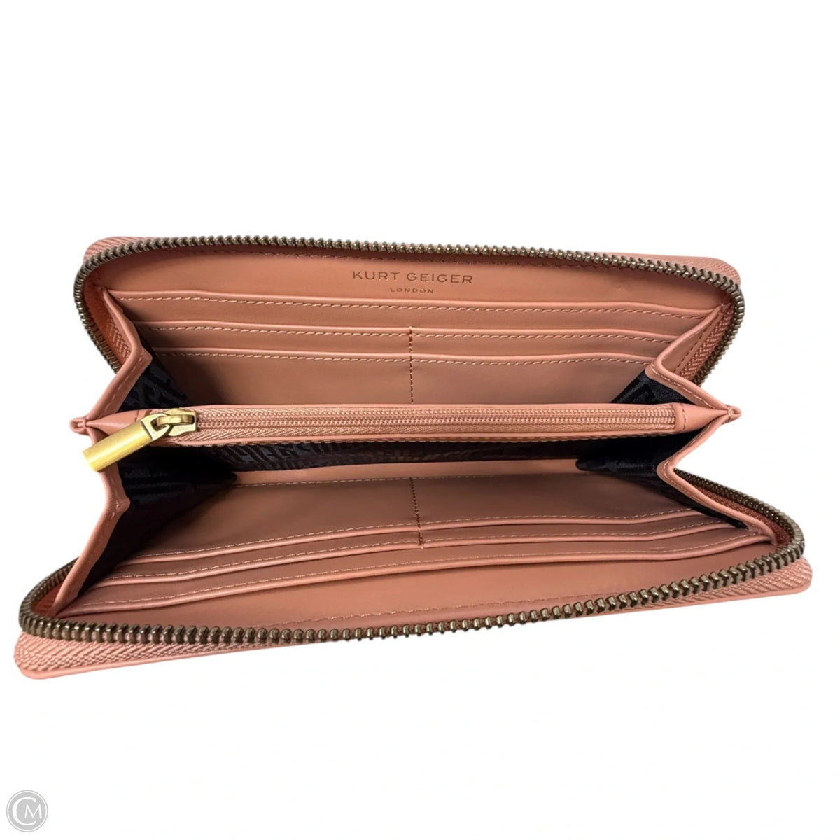 Chelsea Zip Around Wallet Designer By Kurt Geiger, Size: Medium